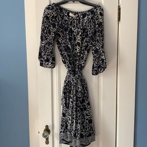 Natalie Martin Silk Mesa Midi Dress + sea dress